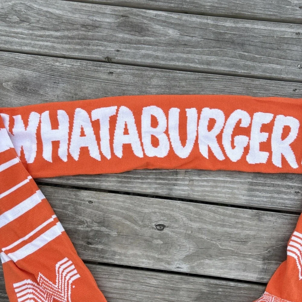Whataburger Striped Logo Scarf